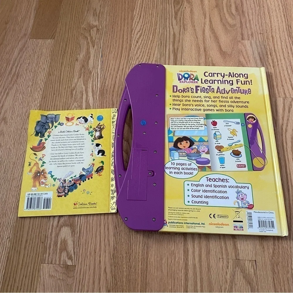Nickelodeon Dora the Explorer Book Bundle Lot Unicorn King Fiesta Adventure